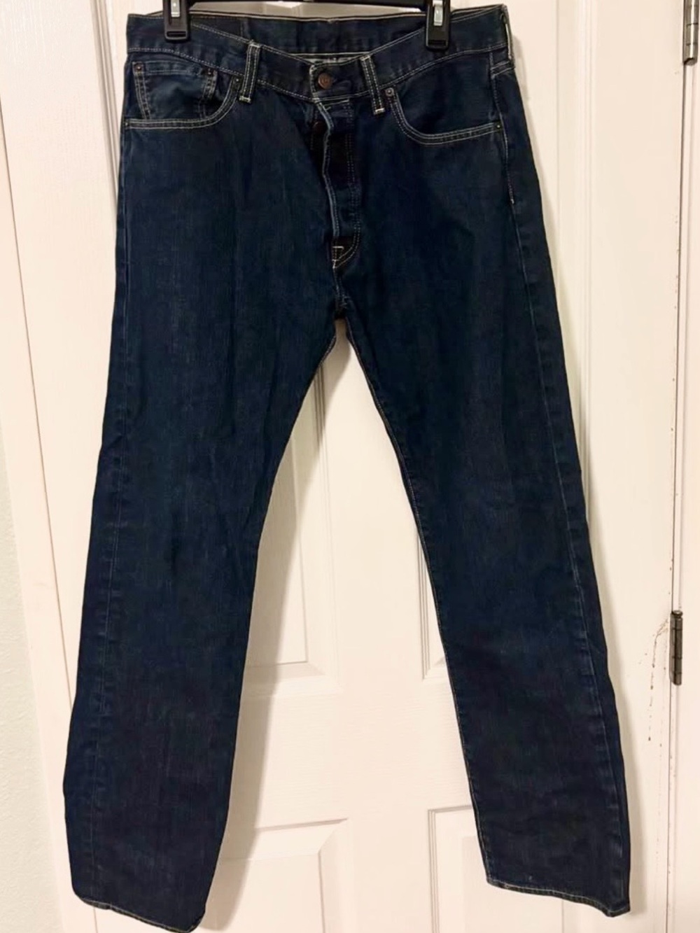 Men’s Levi’s 501 Dark Denim Wash W33 x L32 EUC